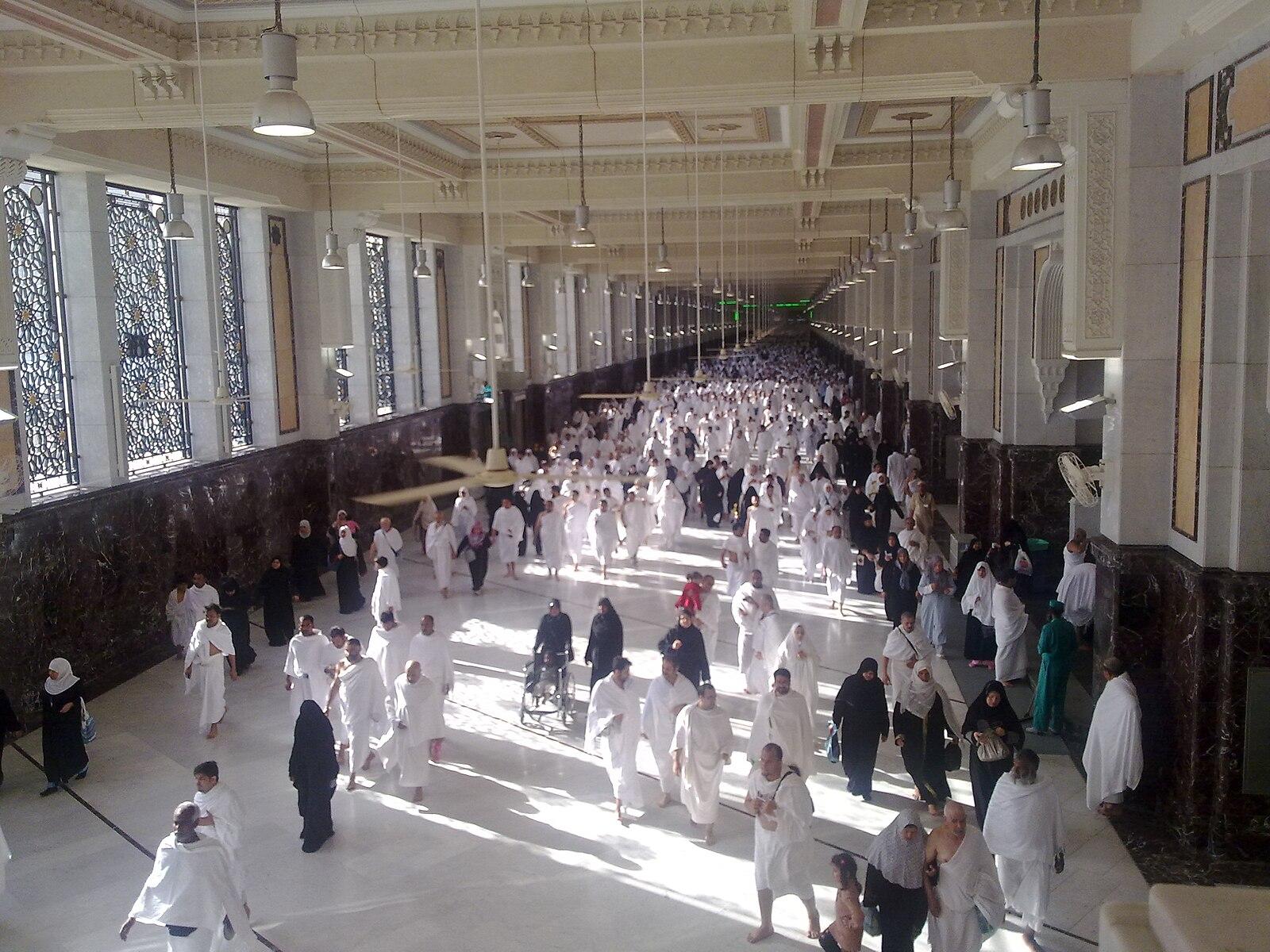 Sa’y between A’Safa and Al-Marwah